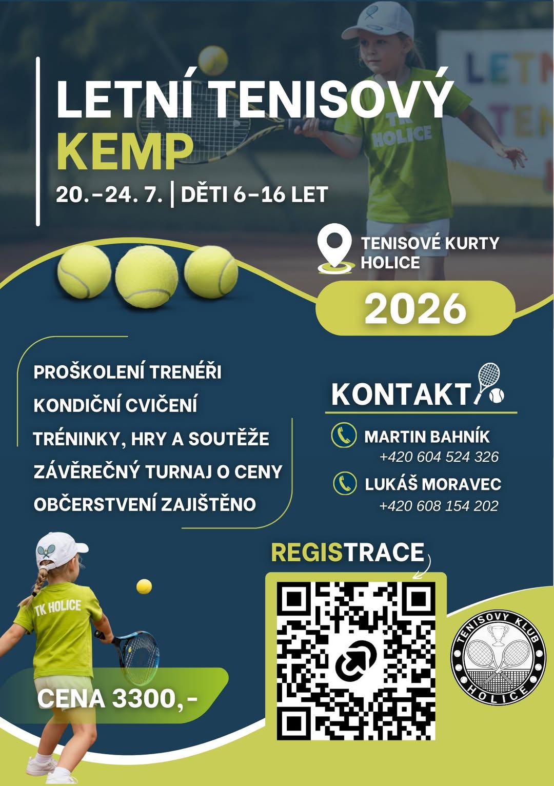 Letní tenisový kemp 2026